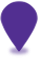 Purple Flat Map Marker