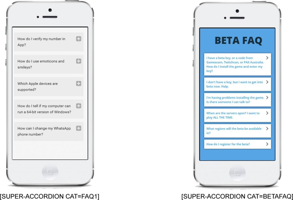 Displaying Multiple Accordions Super Responsive Accordion